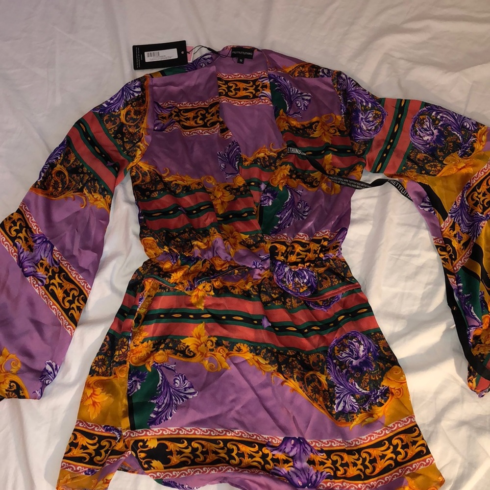 PrettyLittleThing Silk Dress